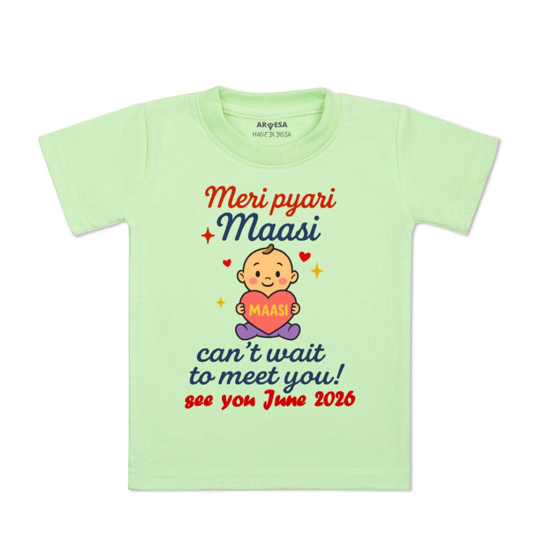 Arvesa Hello Maasi I can't Wait To Meet You Baby Boy & Girl Dress