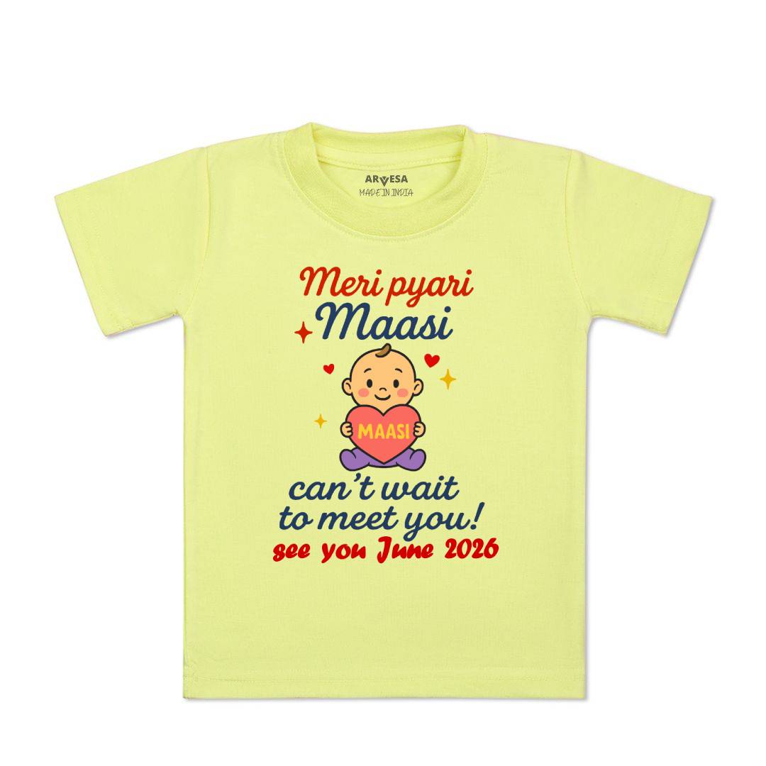 Arvesa Hello Maasi I can't Wait To Meet You Baby Boy & Girl Dress