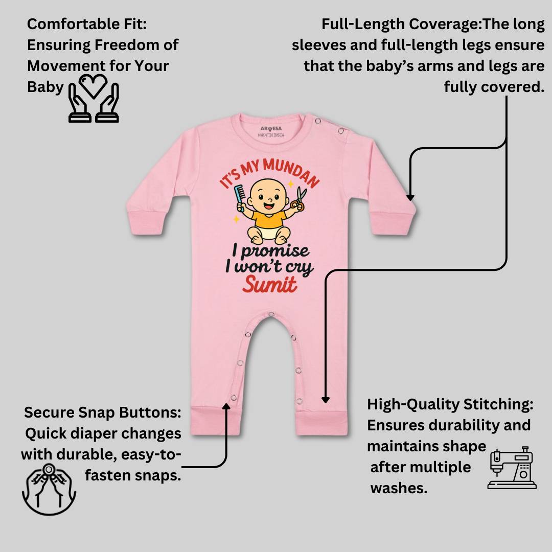 Arvesa I Promise I wont Cry Baby Boy & Girl Dress