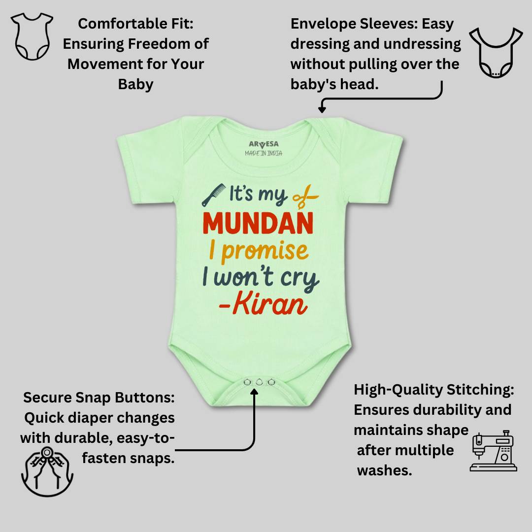 Arvesa I Promise I wont Cry Baby Boy & Girl Dress