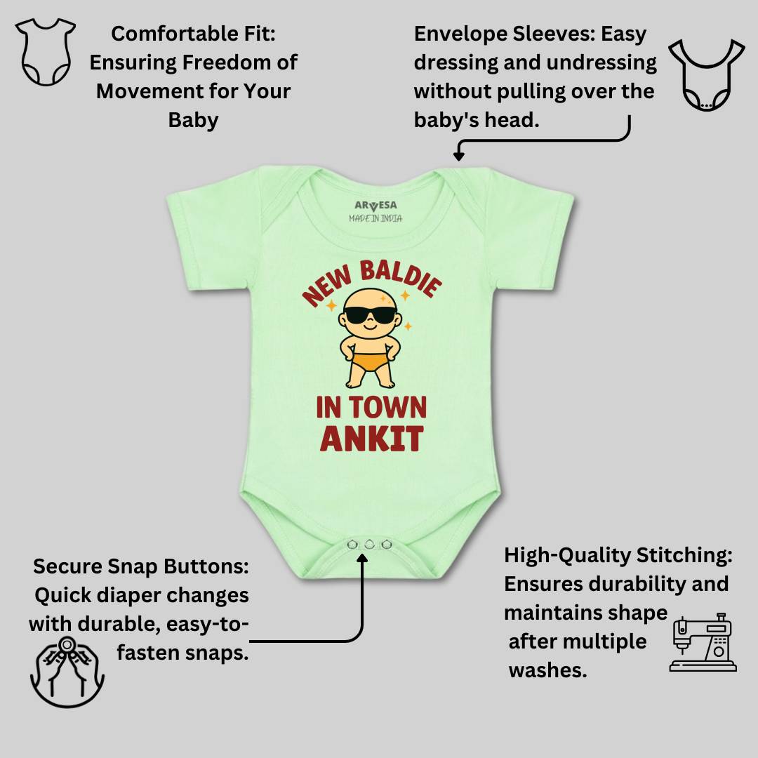 Arvesa New Baldie in The Town Baby Boy & Girl Dress