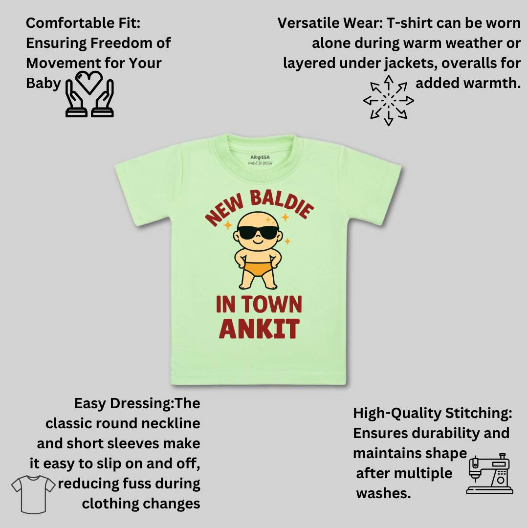 Arvesa New Baldie in The Town Baby Boy & Girl Dress