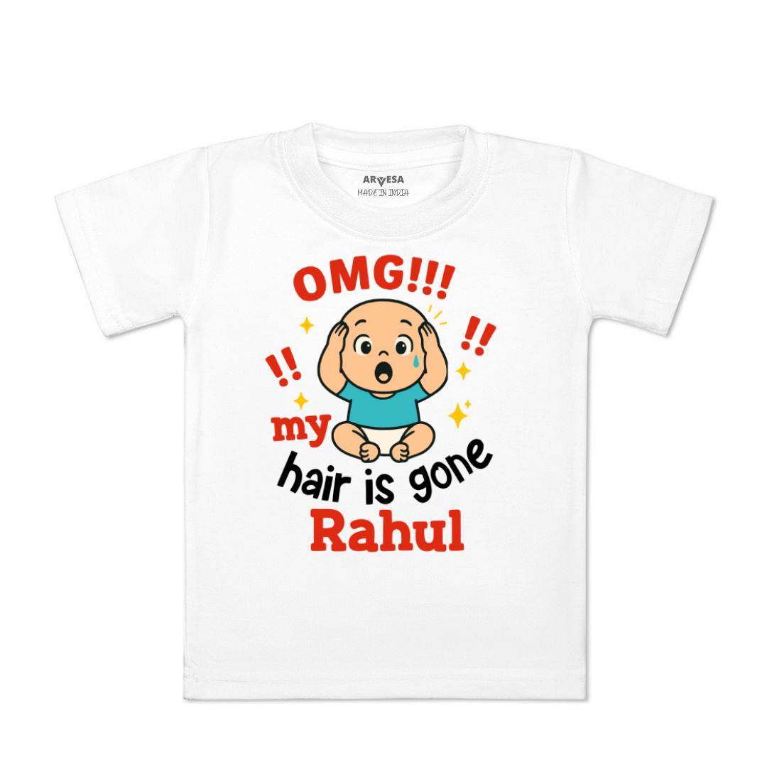 Arvesa Omg My Hair is Gone Baby Boy & Girl Dress