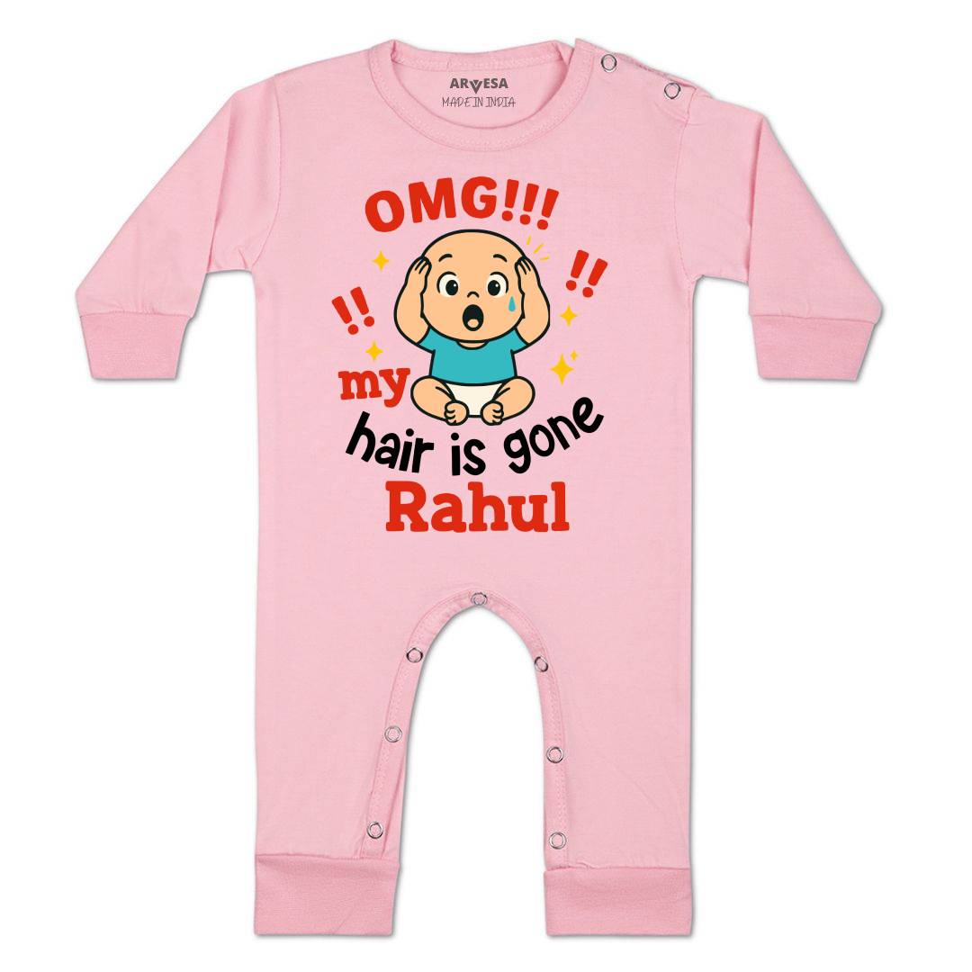 Arvesa Omg My Hair is Gone Baby Boy & Girl Dress