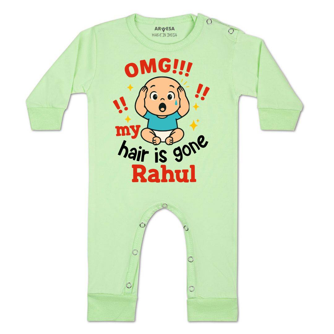 Arvesa Omg My Hair is Gone Baby Boy & Girl Dress