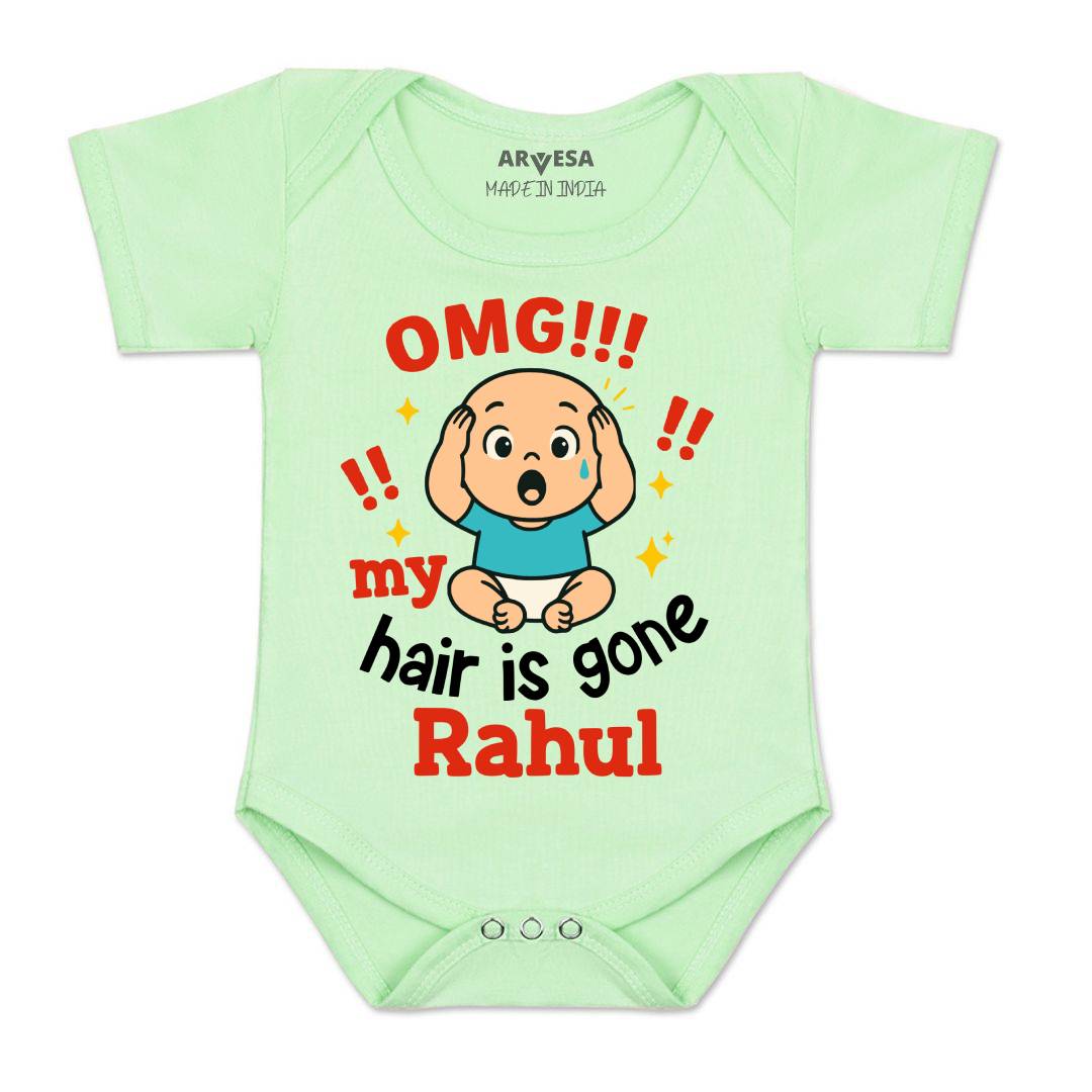 Arvesa Omg My Hair is Gone Baby Boy & Girl Dress