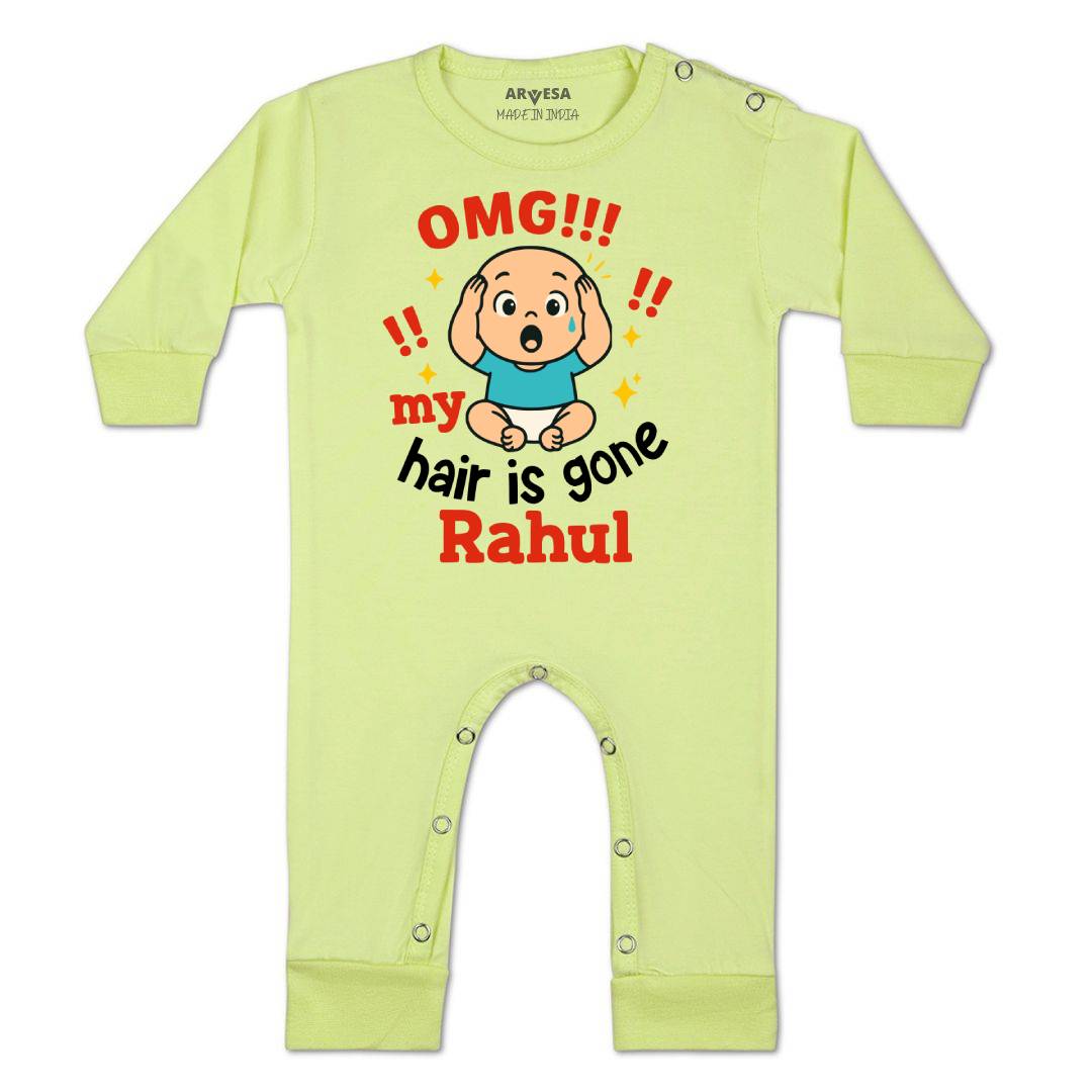 Arvesa Omg My Hair is Gone Baby Boy & Girl Dress