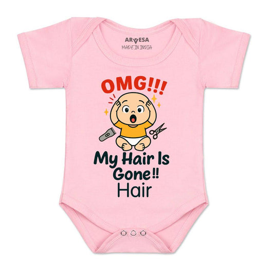 Arvesa Omg My Hair is Gone Baby Boy & Girl Dress