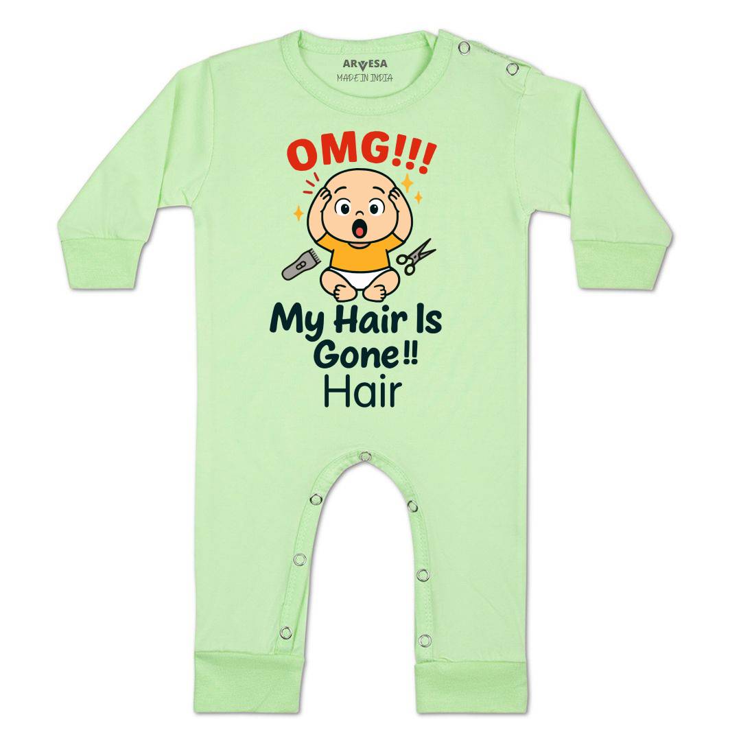 Arvesa Omg My Hair is Gone Baby Boy & Girl Dress