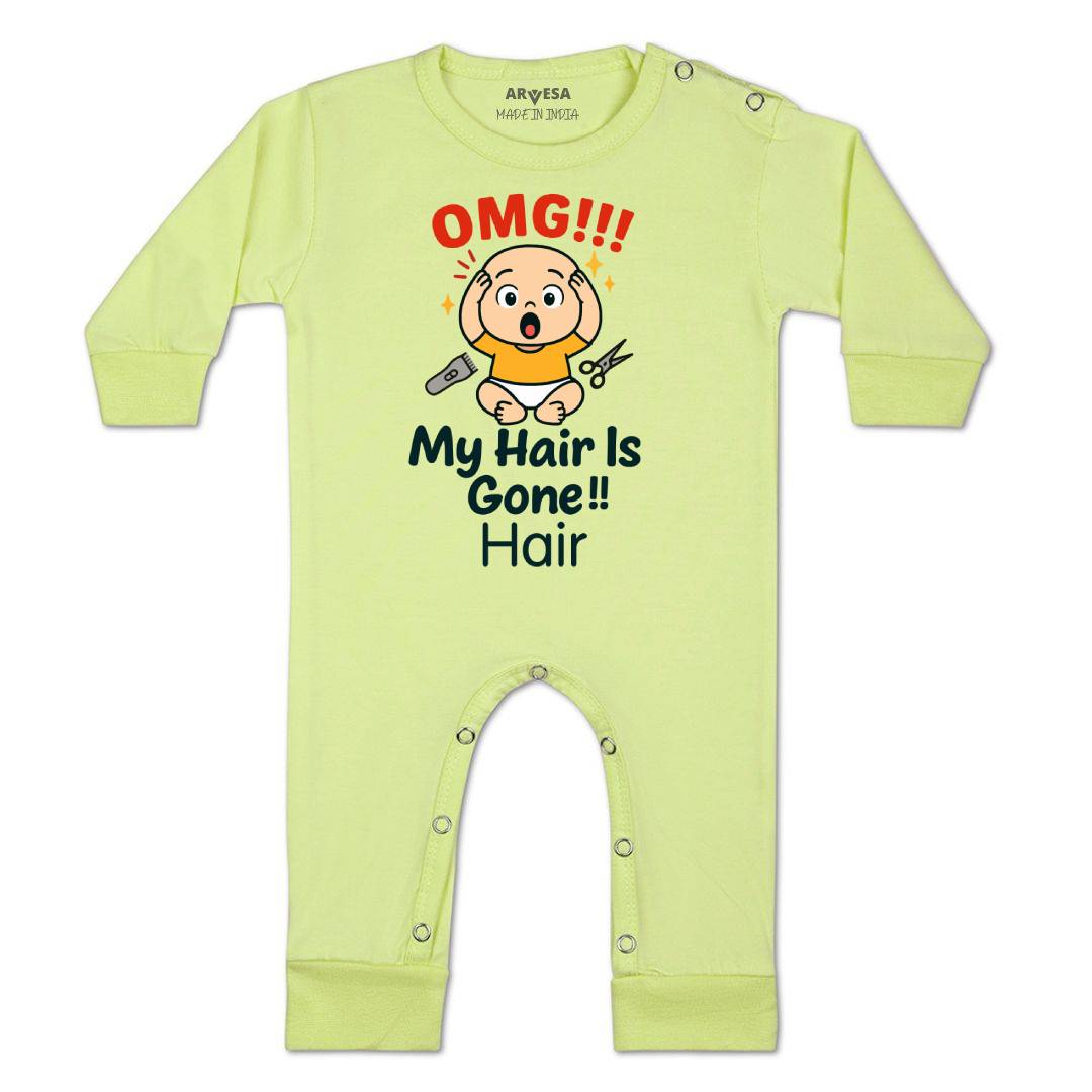 Arvesa Omg My Hair is Gone Baby Boy & Girl Dress