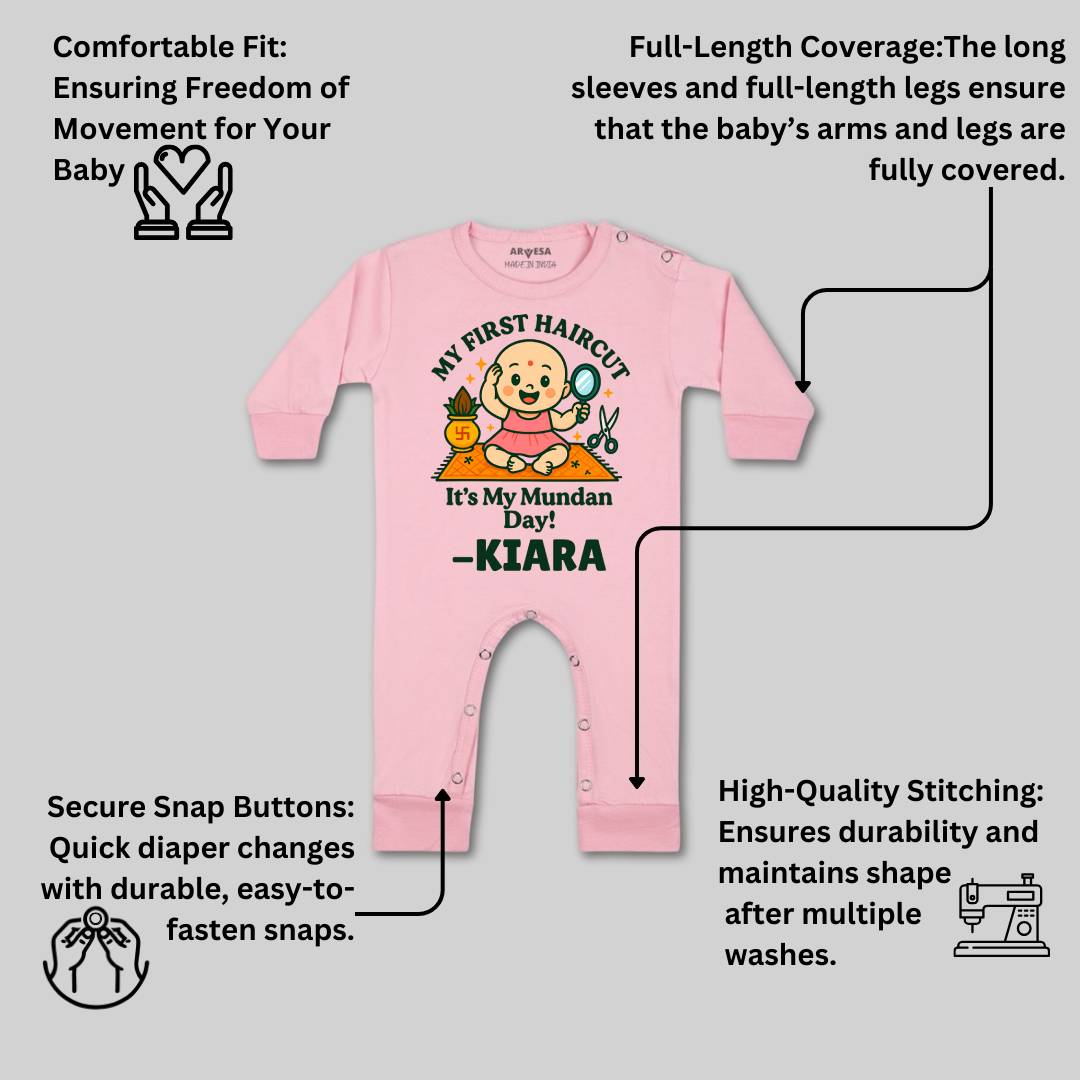 Arvesa My First Haircut Baby Boy & Girl Dress