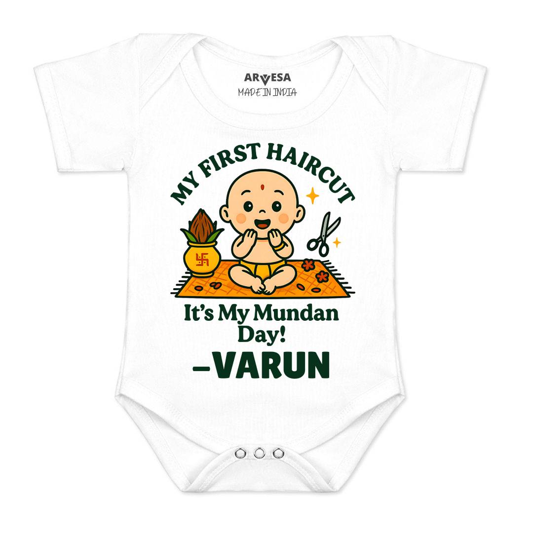 Arvesa My First Haircut Baby Boy & Girl Dress