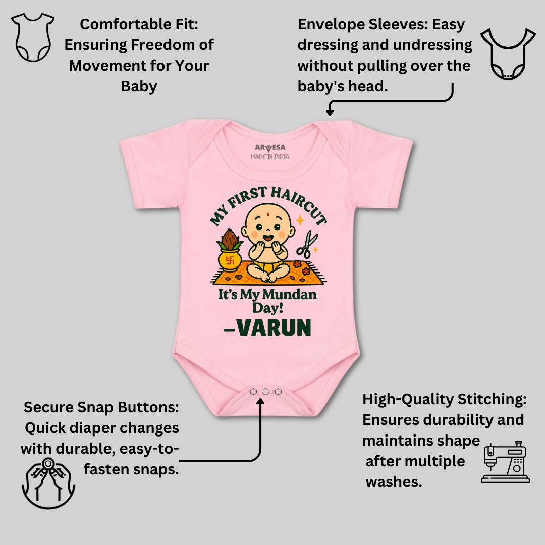 Arvesa My First Haircut Baby Boy & Girl Dress
