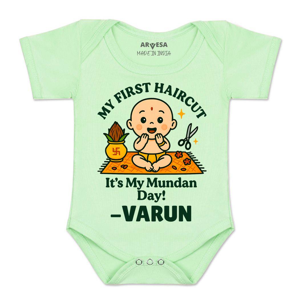 Arvesa My First Haircut Baby Boy & Girl Dress