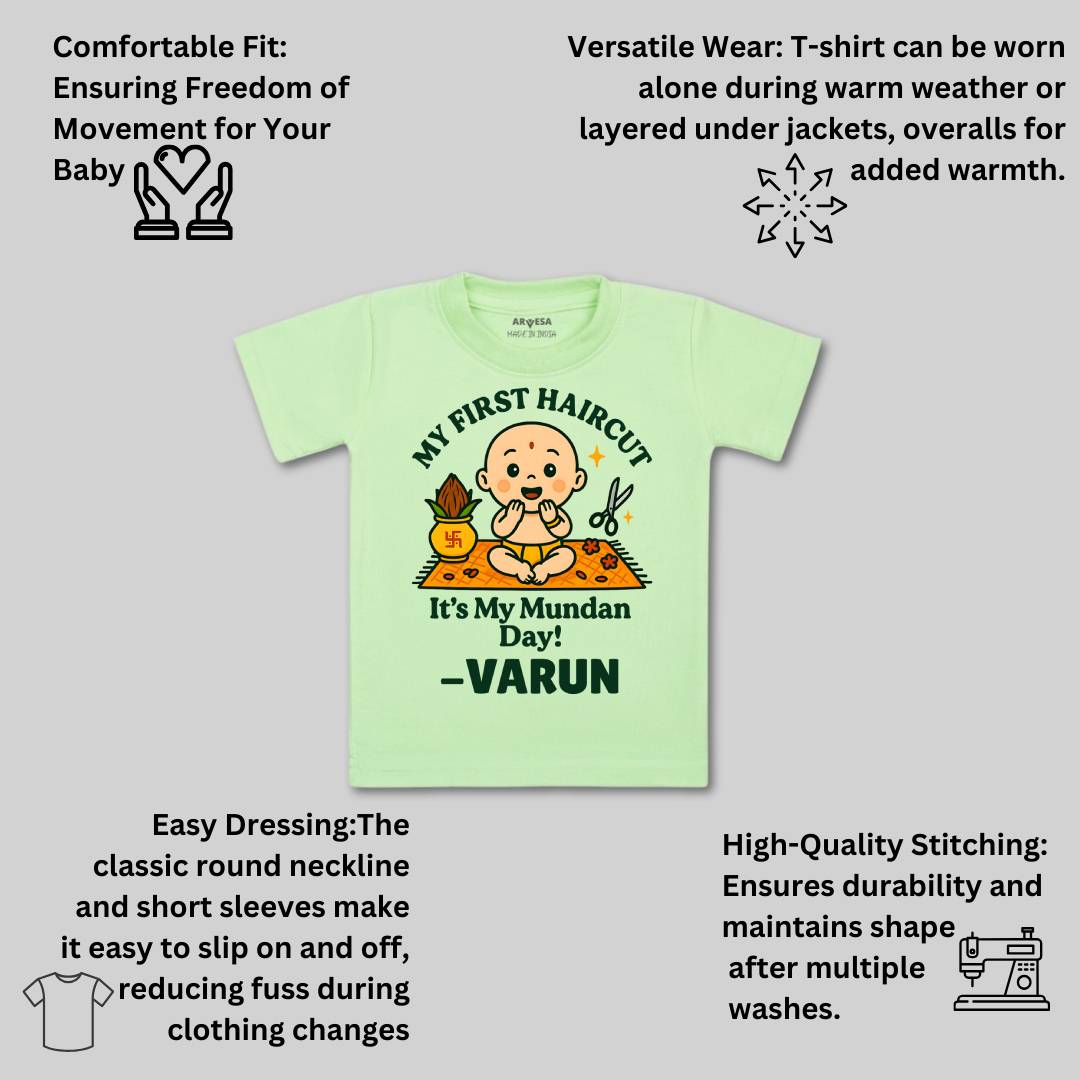 Arvesa My First Haircut Baby Boy & Girl Dress