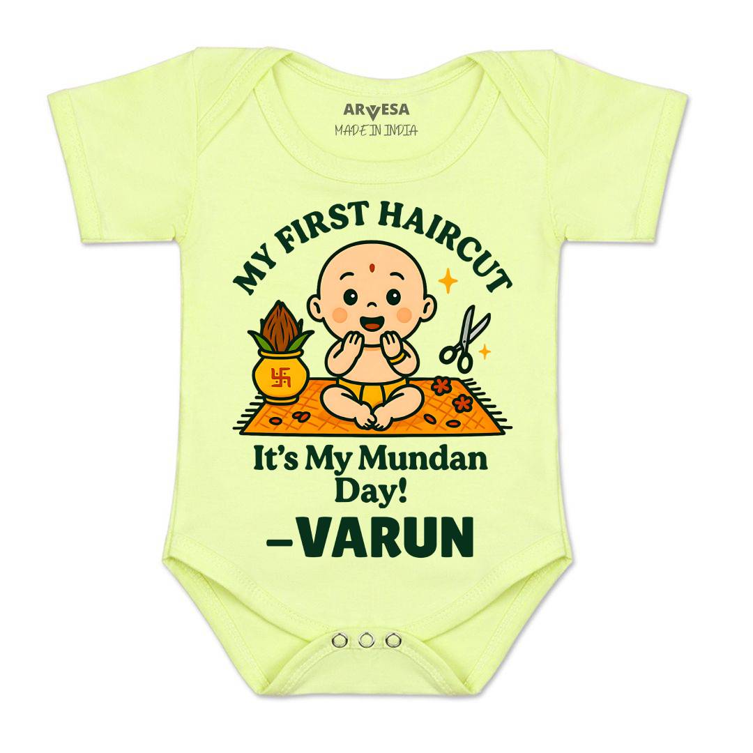 Arvesa My First Haircut Baby Boy & Girl Dress