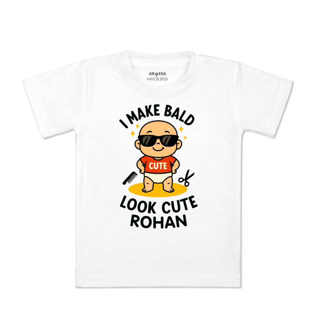 Arvesa I Make Bald Look Cute Baby Boy & Girl Dress