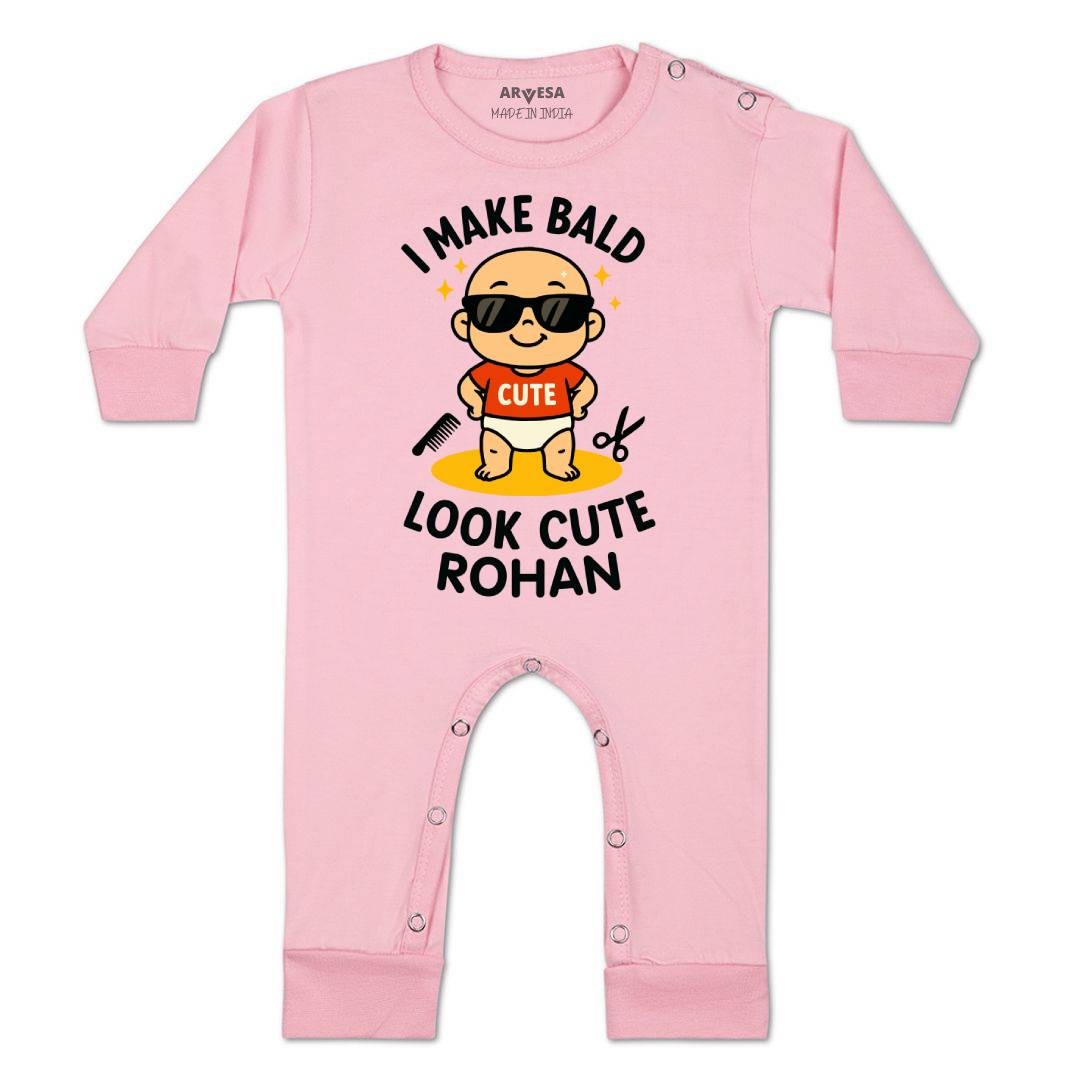 Arvesa I Make Bald Look Cute Baby Boy & Girl Dress