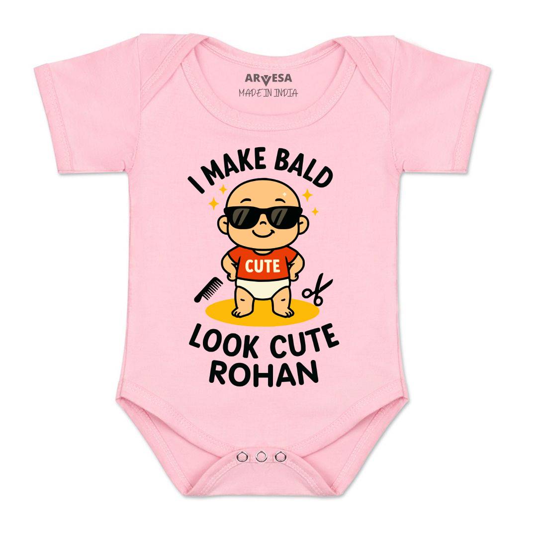 Arvesa I Make Bald Look Cute Baby Boy & Girl Dress