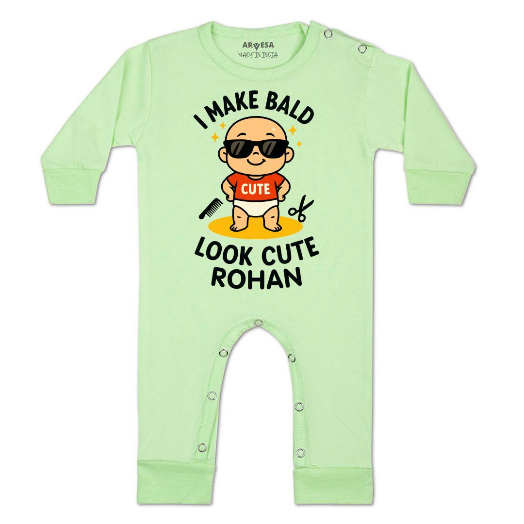 Arvesa I Make Bald Look Cute Baby Boy & Girl Dress