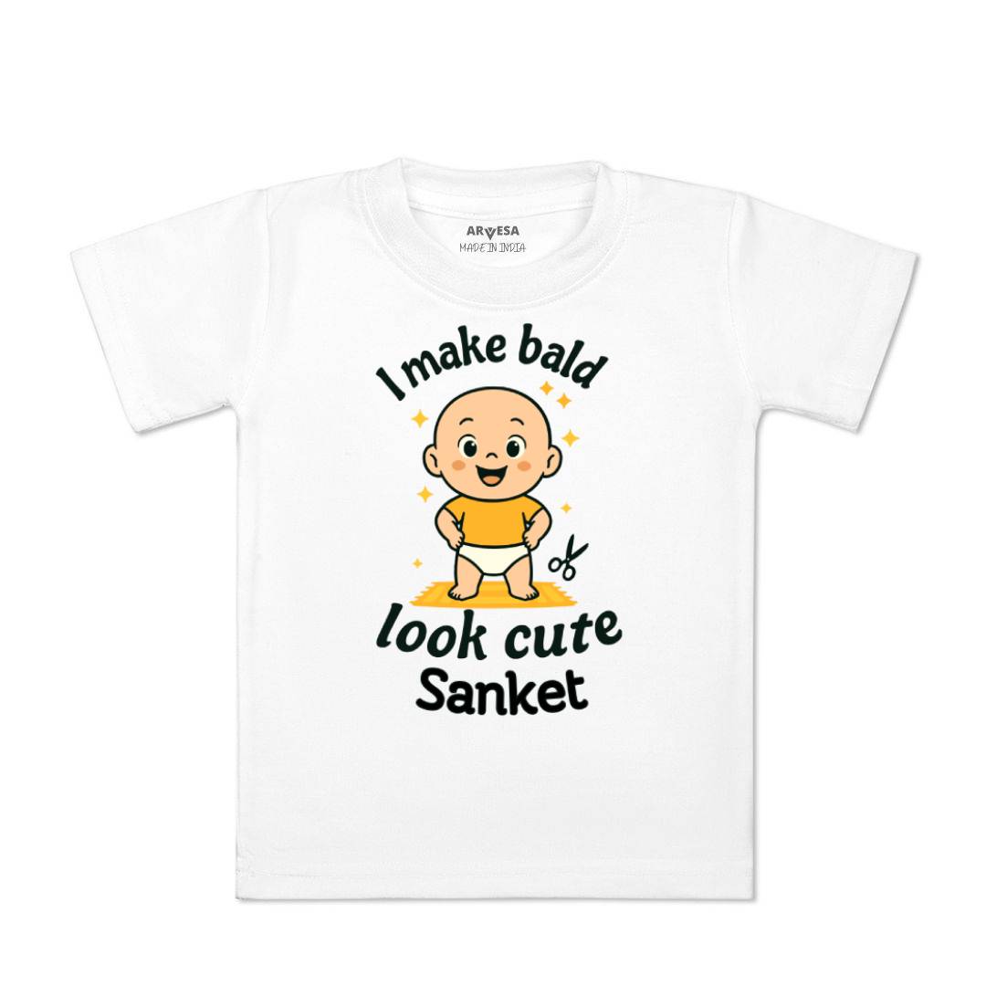 Arvesa I Make Bald Look Cute Baby Boy & Girl Dress