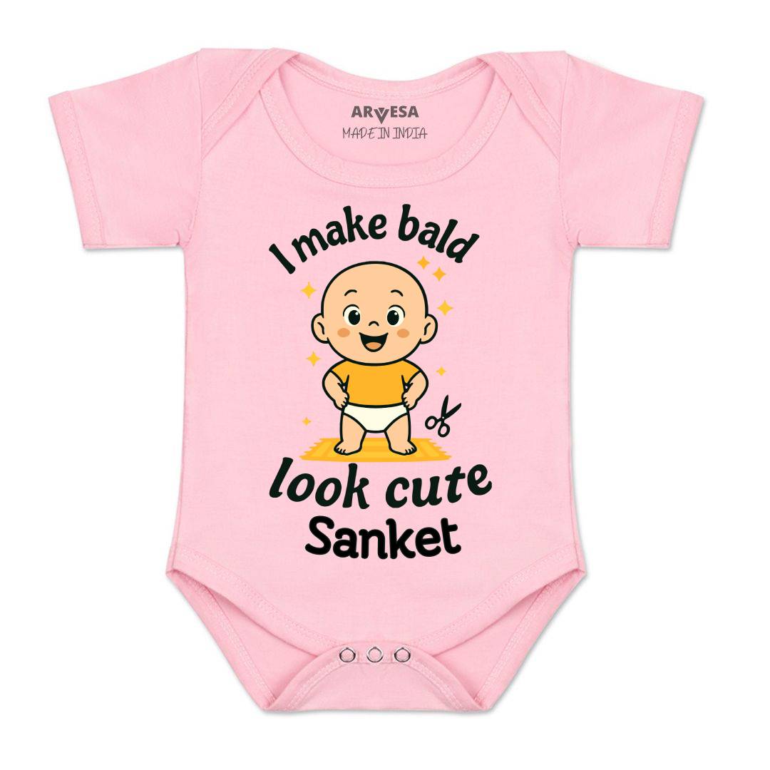 Arvesa I Make Bald Look Cute Baby Boy & Girl Dress