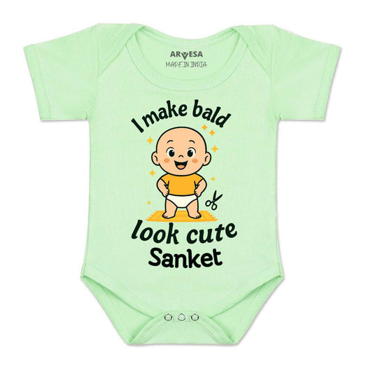 Arvesa I Make Bald Look Cute Baby Boy & Girl Dress