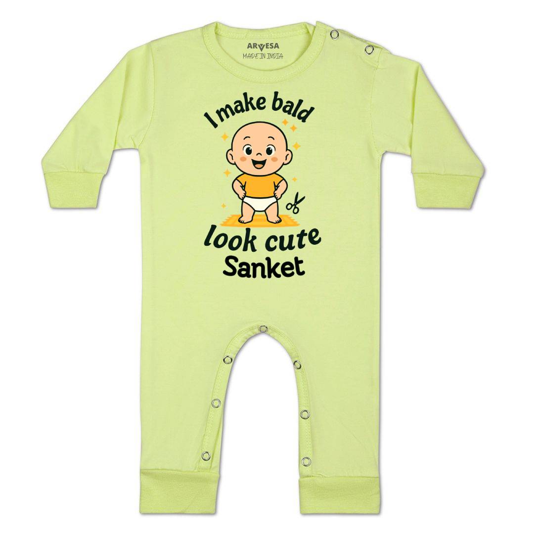 Arvesa I Make Bald Look Cute Baby Boy & Girl Dress