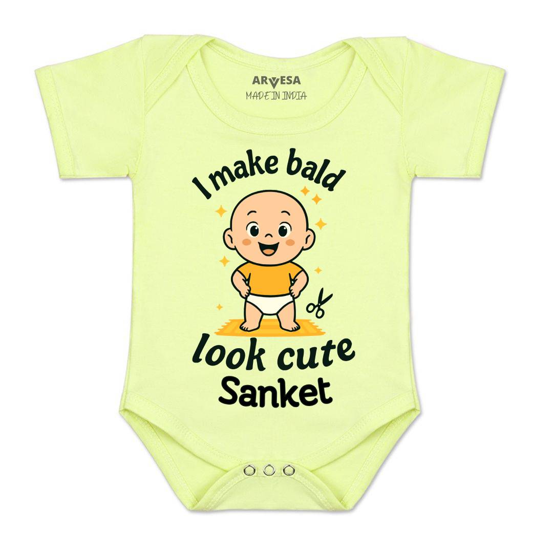 Arvesa I Make Bald Look Cute Baby Boy & Girl Dress