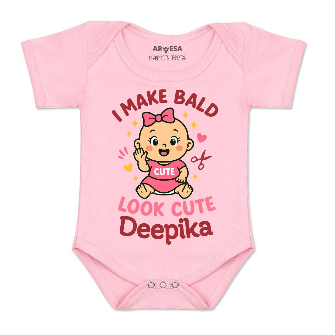 Arvesa I Make Bald Look Cute Baby Boy & Girl Dress