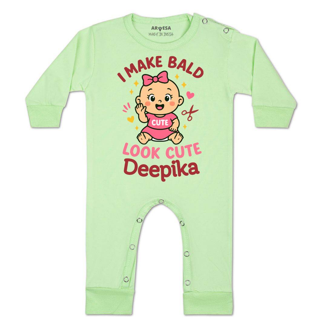 Arvesa I Make Bald Look Cute Baby Boy & Girl Dress