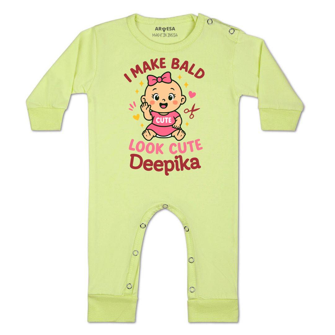 Arvesa I Make Bald Look Cute Baby Boy & Girl Dress