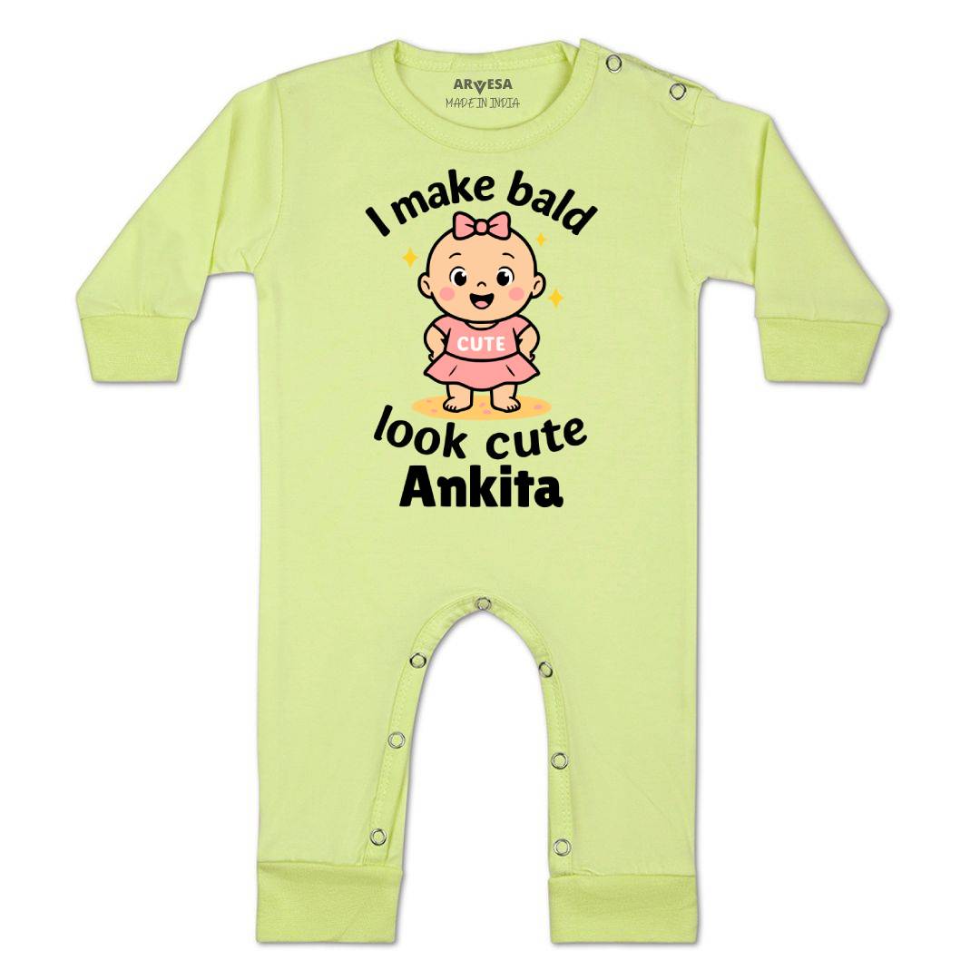 Arvesa I Make Bald Look Cute Baby Boy & Girl Dress