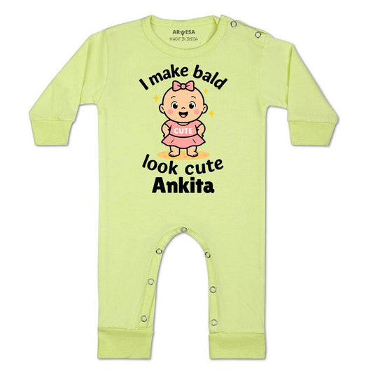 Arvesa I Make Bald Look Cute Baby Boy & Girl Dress