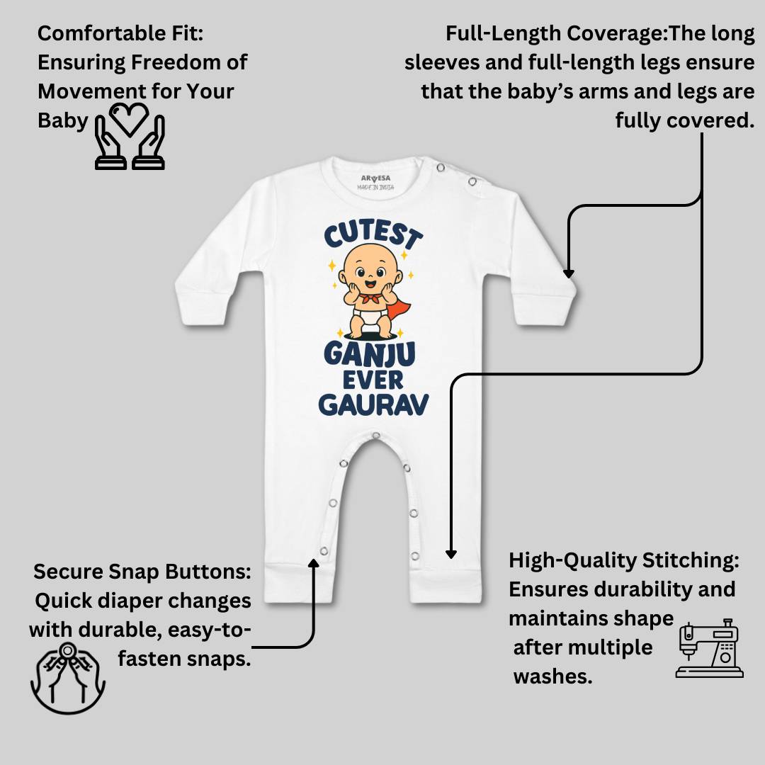 Arvesa Cutest Ganju Ever Baby Boy & Girl Dress