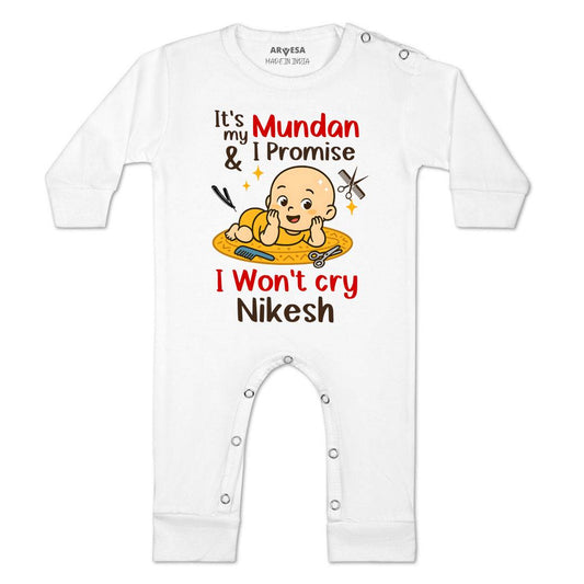 Arvesa Its Mundan I wont Cry Baby Boy & Girl Dress
