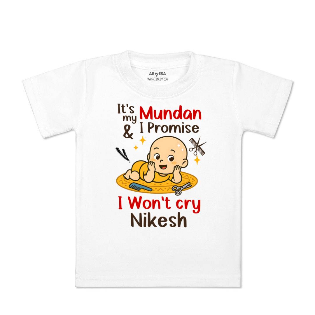 Arvesa Its Mundan I wont Cry Baby Boy & Girl Dress