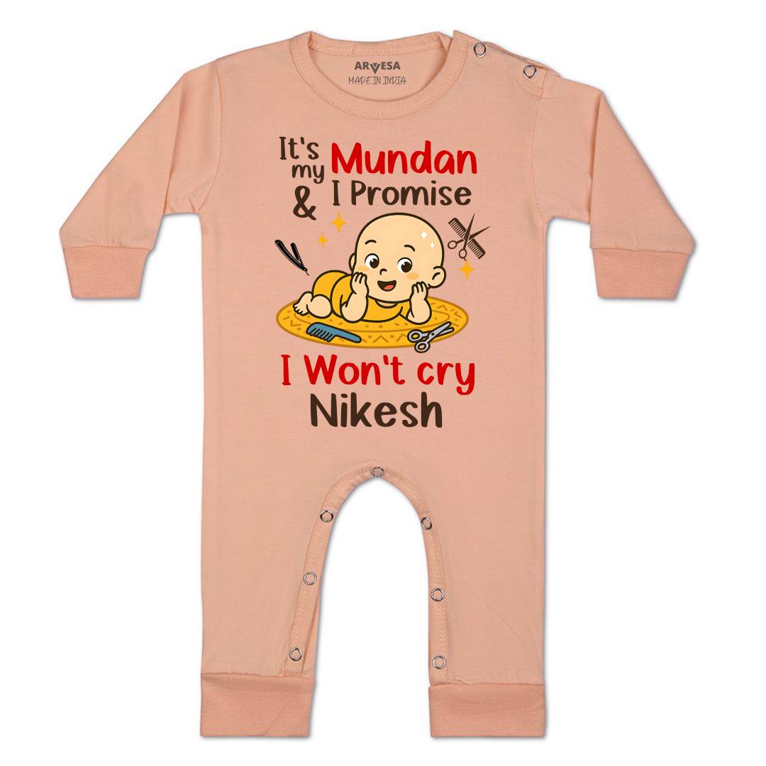 Arvesa Its Mundan I wont Cry Baby Boy & Girl Dress