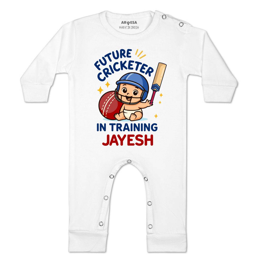 Arvesa Future Cricketer In Training Baby Boy & Girl Dress