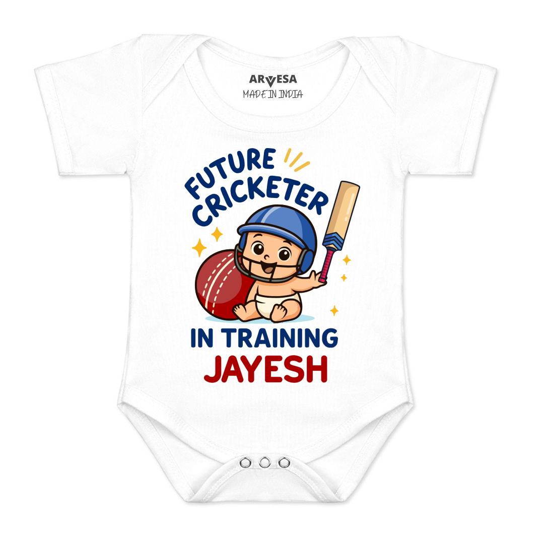 Arvesa Future Cricketer In Training Baby Boy & Girl Dress