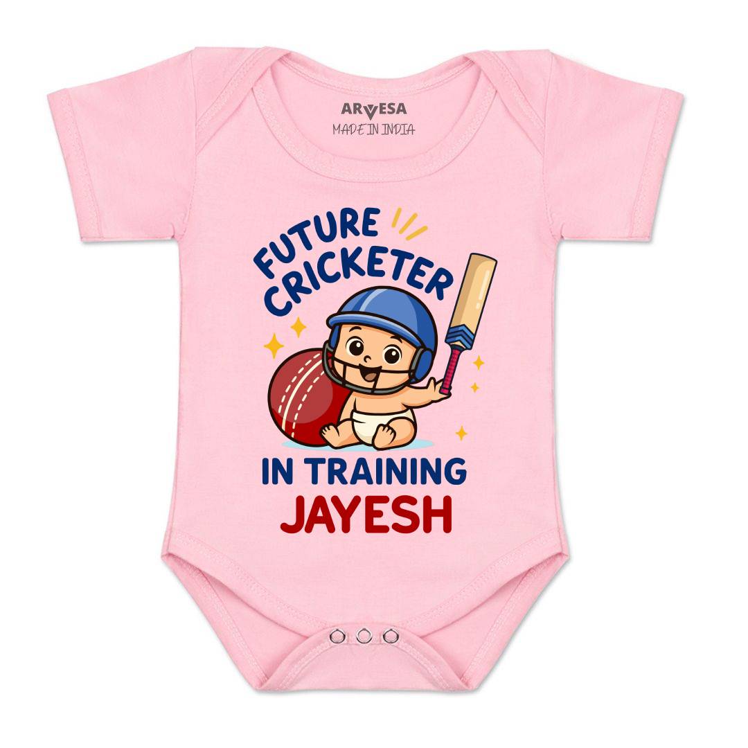 Arvesa Future Cricketer In Training Baby Boy & Girl Dress
