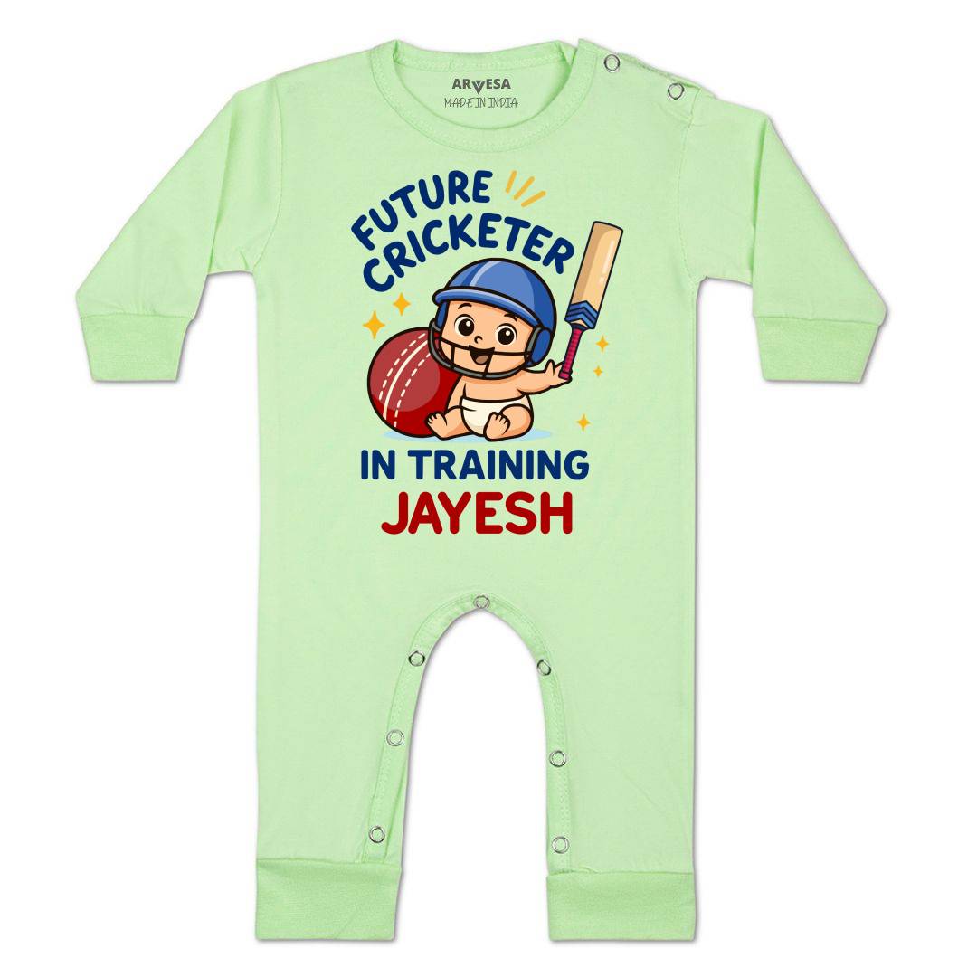 Arvesa Future Cricketer In Training Baby Boy & Girl Dress