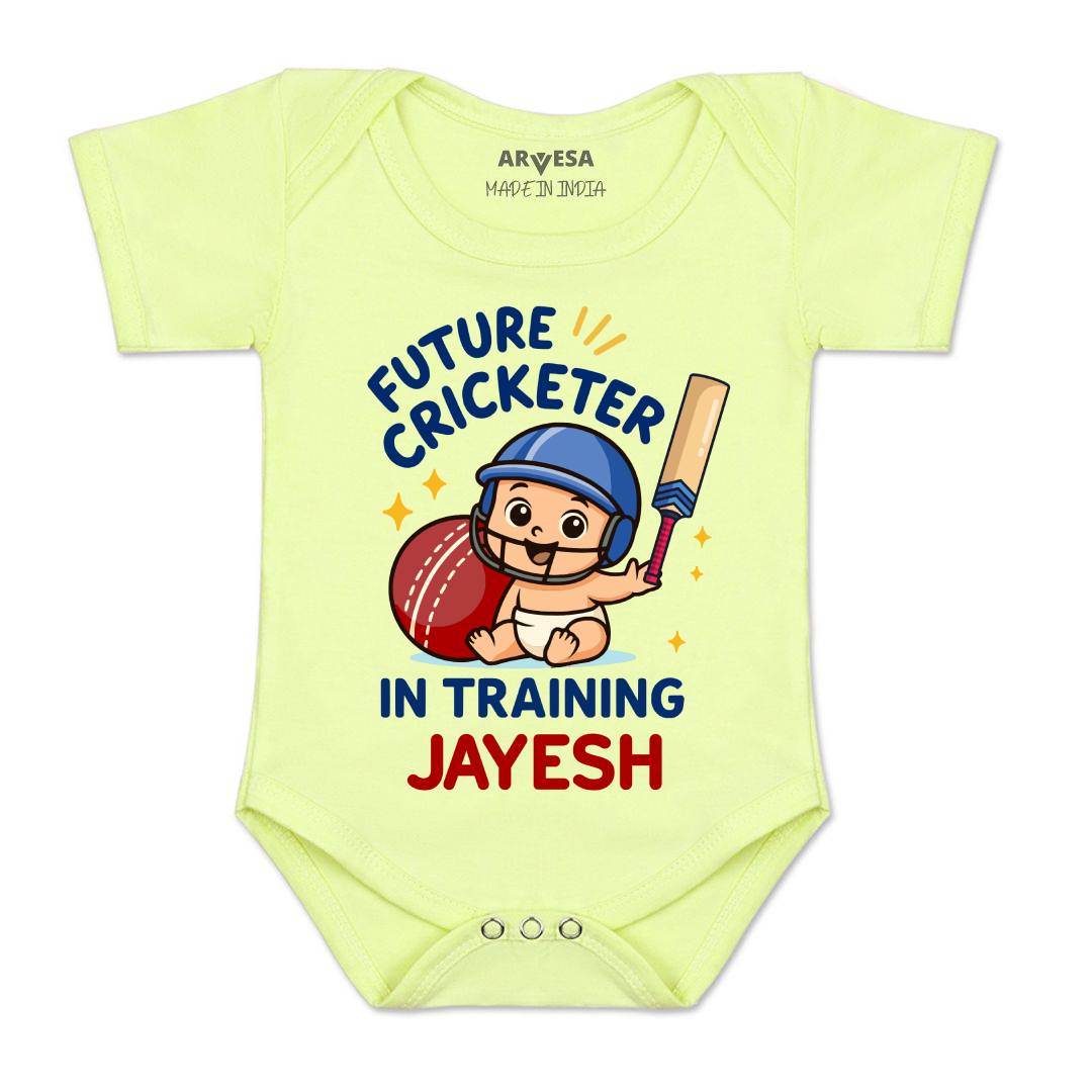 Arvesa Future Cricketer In Training Baby Boy & Girl Dress