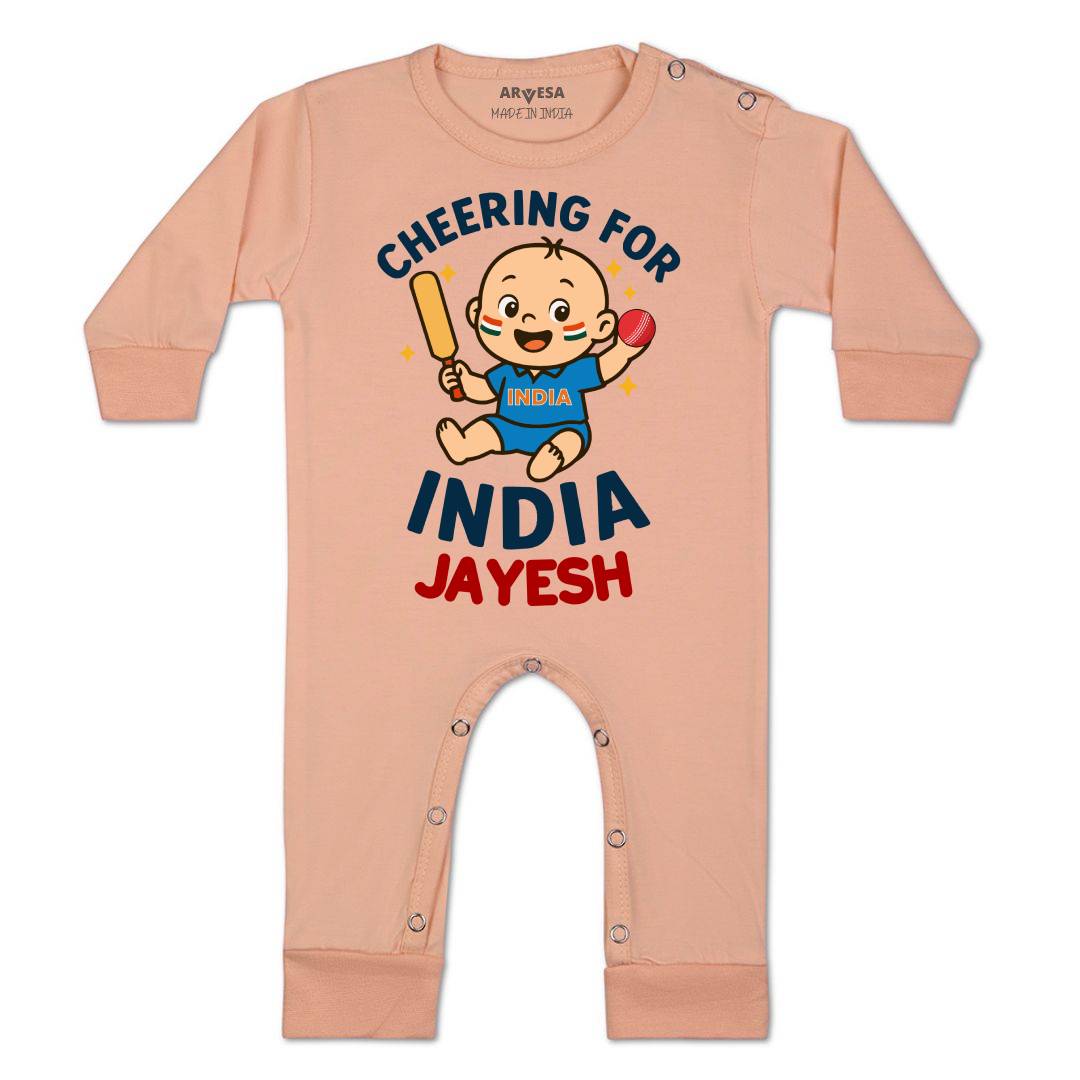 Arvesa Cheering For India Baby Boy & Girl Dress