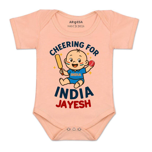 Arvesa Cheering For India Baby Boy & Girl Dress