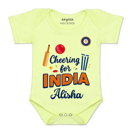 Arvesa Cheering For India Baby Boy & Girl Dress