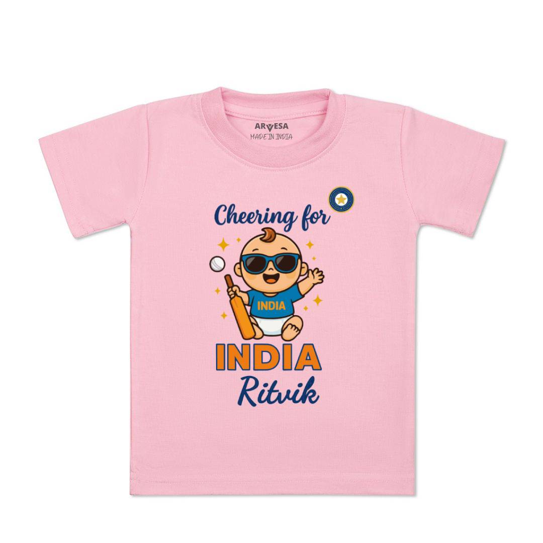 Arvesa Cheering For India Baby Boy & Girl Dress