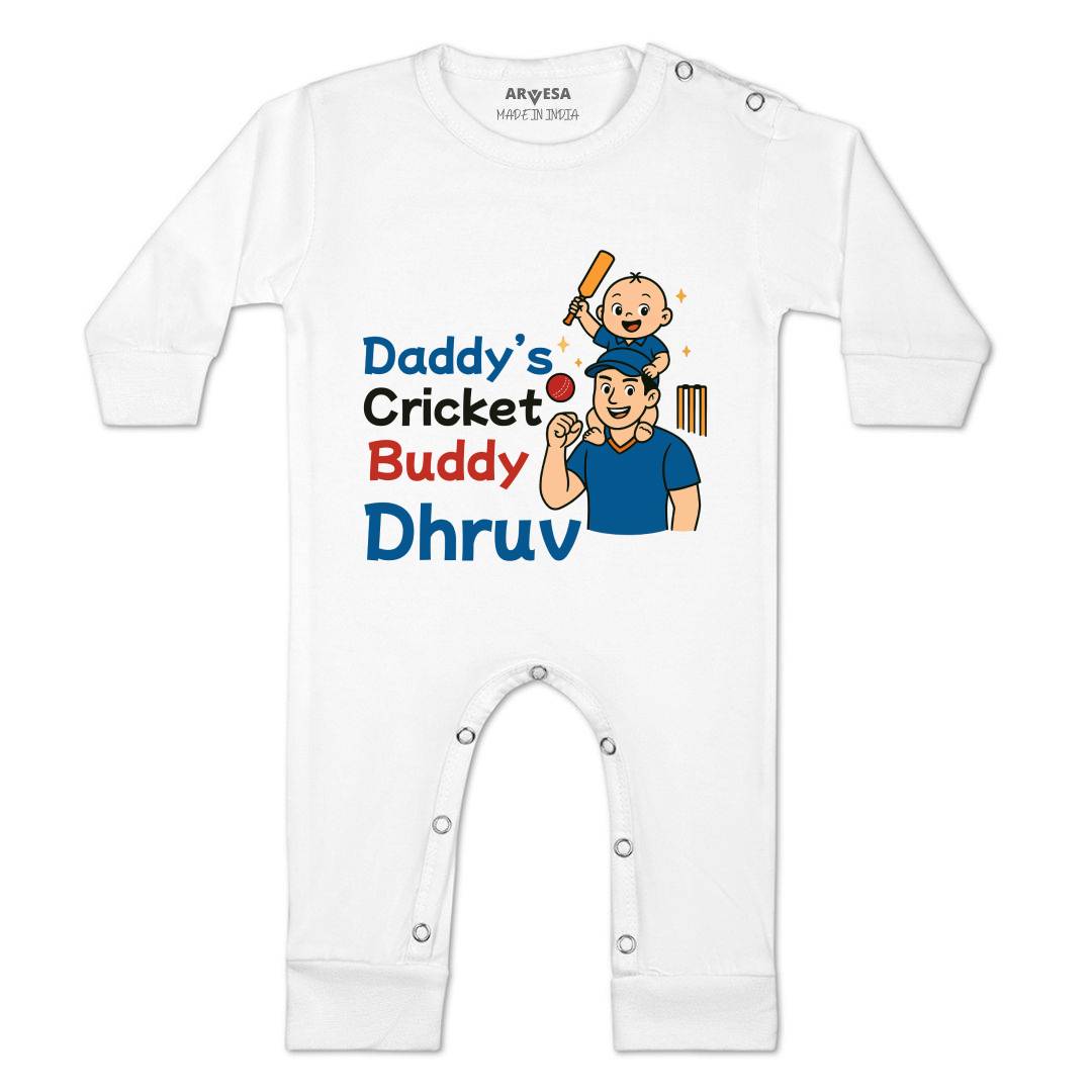 Arvesa Daddy Cricket Buddy Baby Boy & Girl Dress