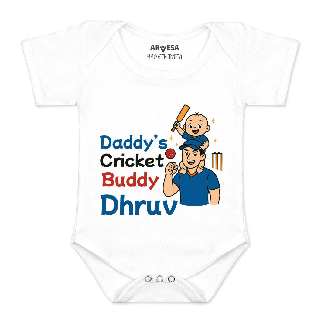 Arvesa Daddy Cricket Buddy Baby Boy & Girl Dress