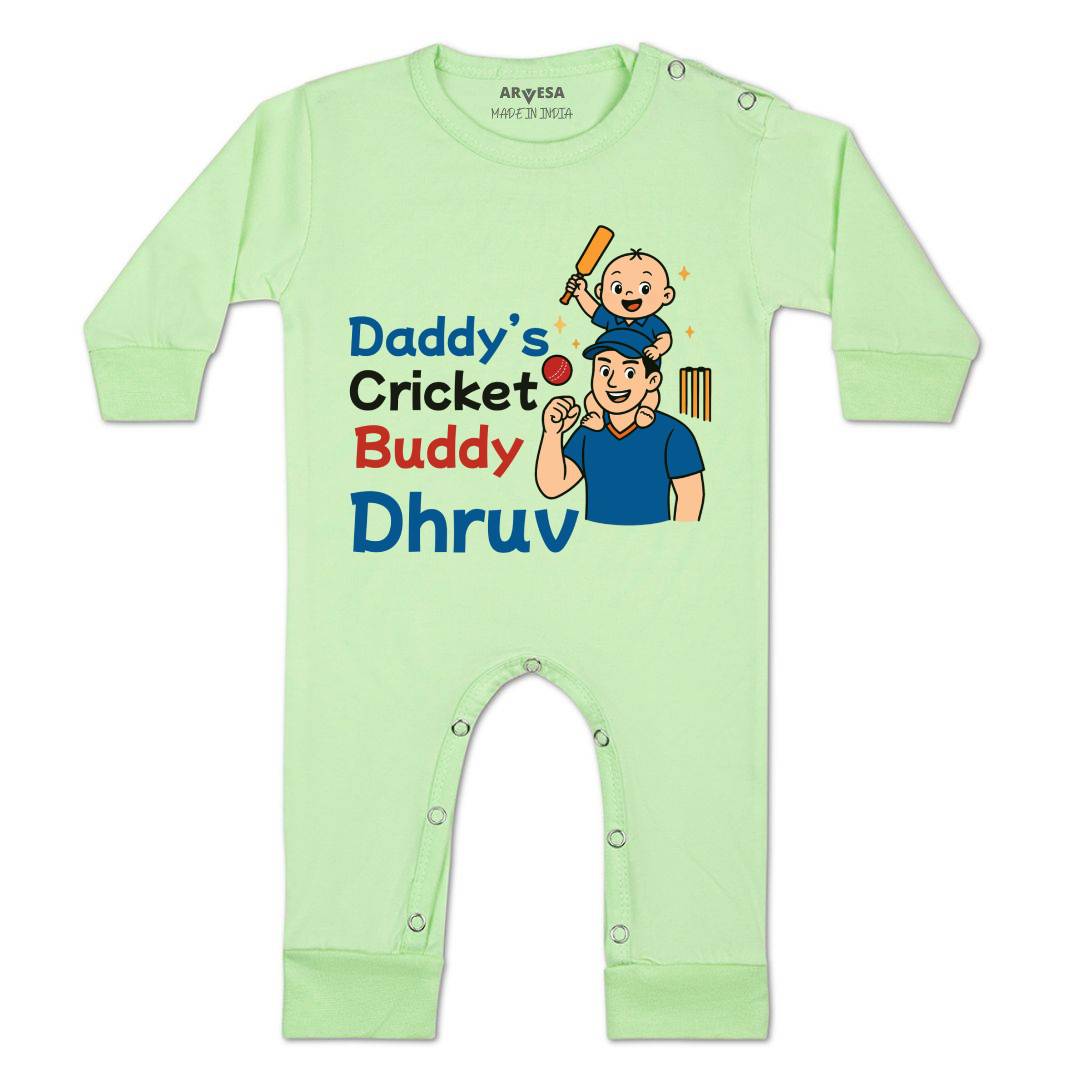 Arvesa Daddy Cricket Buddy Baby Boy & Girl Dress